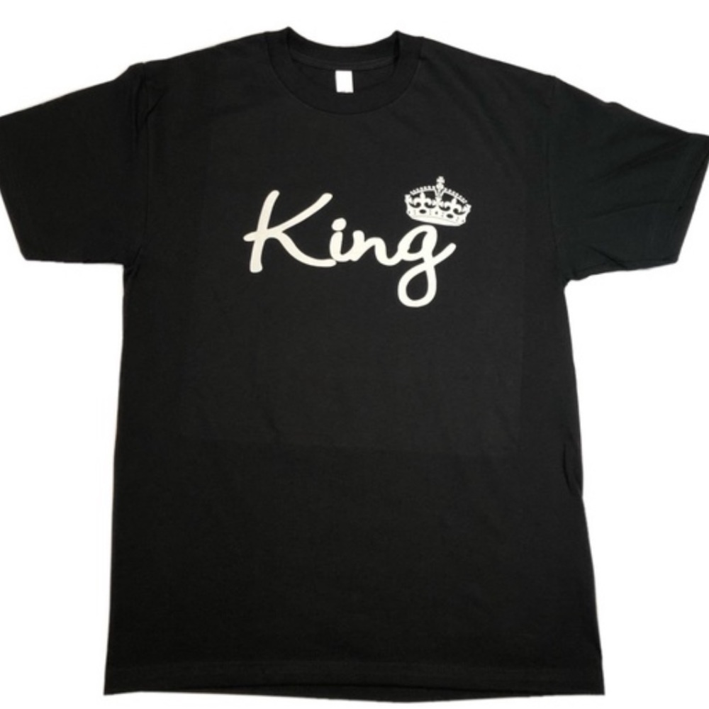 KING Black Short Sleeve T-Shirt